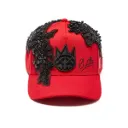 CULT X EL ALFA LUREX EMB LOGO 5 PANEL A FRAME TRUCKER HAT