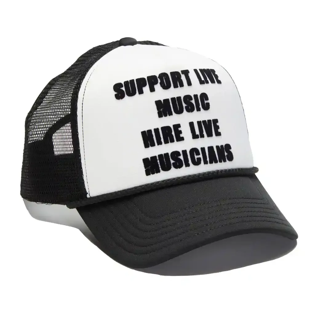 SUPPORT LIVE MUSIC FOAM MESH TRUCKER