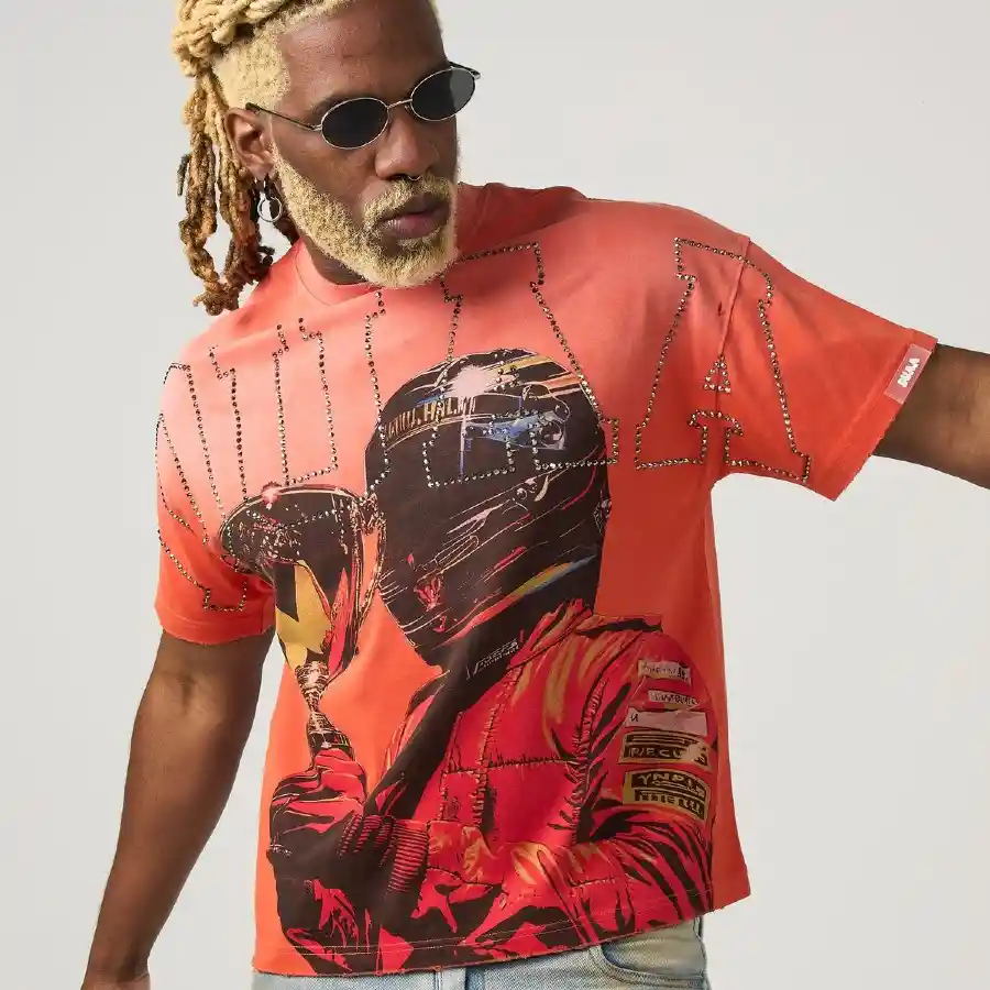 TROPHY ORANGE TEE SHIRT (DRIVER) (XS)