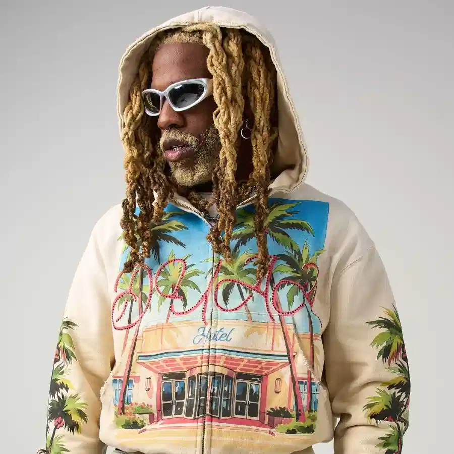 STAY HOODIE (PALM) (XS)